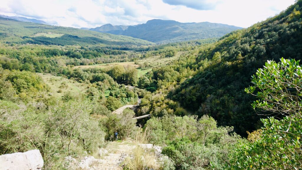 Landschaft im Hinterland des Nationalpark Cilento.