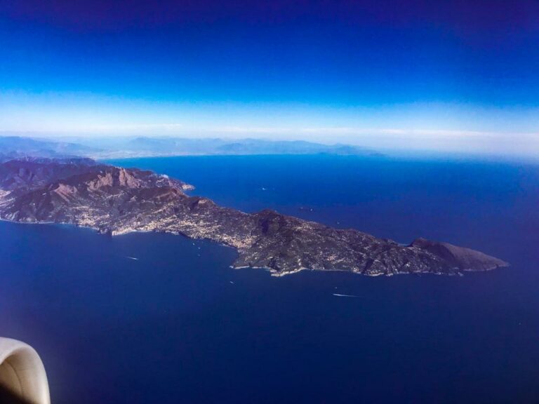 Amalfiküste und Cilento von oben