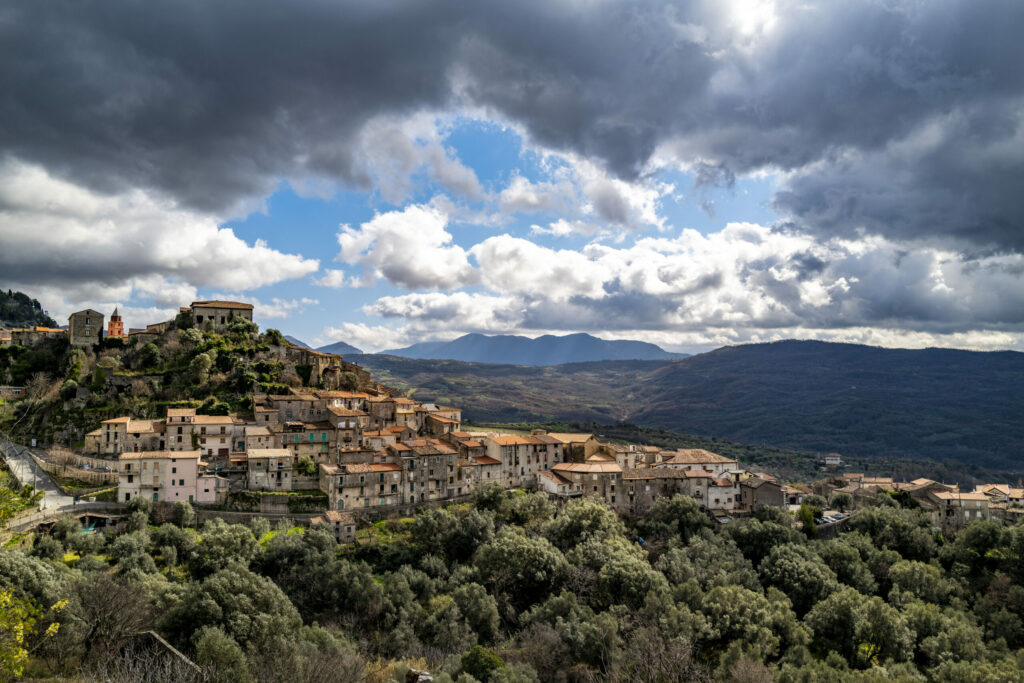 Blick auf Sant Angelo a Fasanella